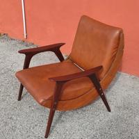 Poltrona anni 50 design scandinavo vintage