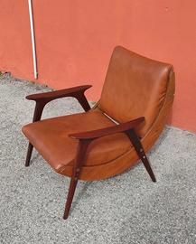 Poltrona anni 50 design scandinavo vintage