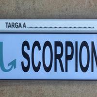 NUOVA Targa Targhetta Segno Zodiacale Scorpione