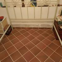 letto in ferro battuto con rete ortopedica 