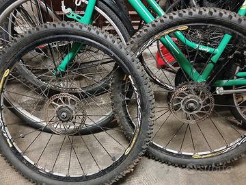 ruota mtb cerchio 26 mavic freno disco 