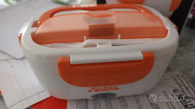 Scaldavivande elettrico da viaggio con posate