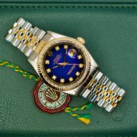 Rolex Datejust Ref. 16013 Blue Diamond Dial