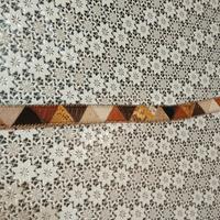 Cintura uomo, vero cuoio, con inserti