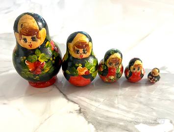 Matrioska vintage anni 60 originale Russa