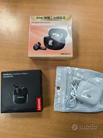 Lotto auricolari cuffie bluetooth 