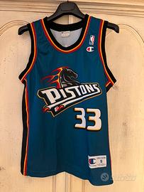 Maglietta basket Jersey Detroit Pistons vintage