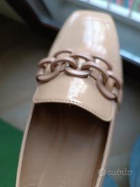 Ballerine beige lucide Primadonna