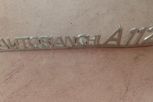 Scritta sigla fregio Autobianchi A112 
