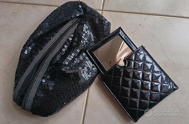 Pochette porta trucco con specchietto
