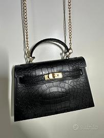 borsetta modello hermes nera
