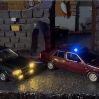 1/43 Lancia Thema autocivetta-scorta con luci