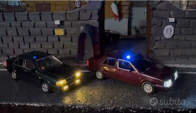 1/43 Lancia Thema autocivetta-scorta con luci