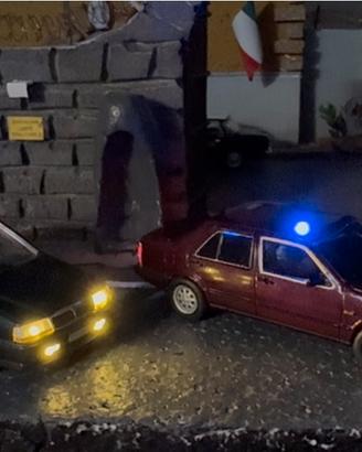 1/43 Lancia Thema autocivetta-scorta con luci
