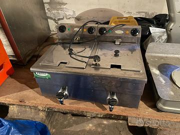 Friggitrice professionale elettrica 2 vasche