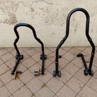 Coppia cavalletti solleva moto (smontabili)