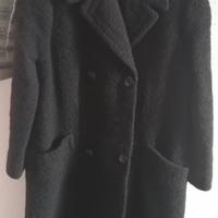 Cappotto vintage da donna lana bouclé taglia S/M
