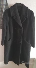 Cappotto vintage da donna lana bouclé taglia S/M