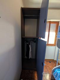 Armadio e cassettiera per cameretta