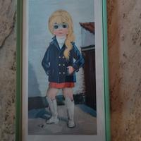 Quadro Stampa vintage anni 50/60 Ragazza / Girl