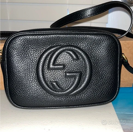 Borsa da discoteca Gucci Soho piccola in pelle