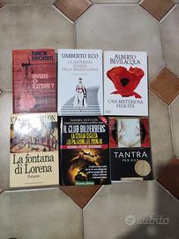 libri di vario genere in grande quantità 