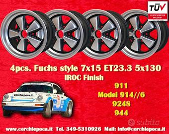 4 pz. cerchi Porsche Fuchs 7x15 ET23.3 911 -1989 9