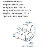 Poltrona letto ikea