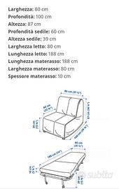 Poltrona letto ikea
