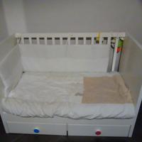 Materasso e paracolpi per lettino stuva Ikea