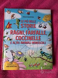libro le più belle storie di ragni, farfalle, ...