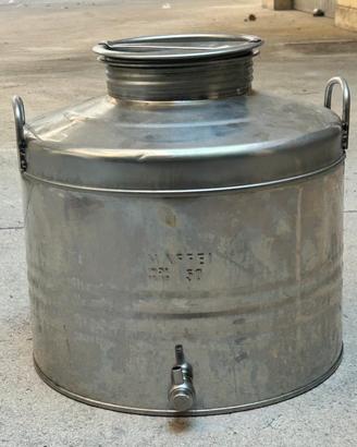 Contenitore olio in acciaio