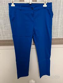 Pantaloni elasticizzati donna blu taglia XXL