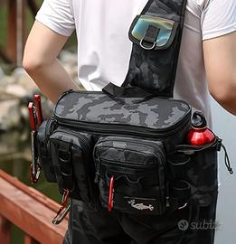 Zaino Marsupio pesca spinning. Nuovo!