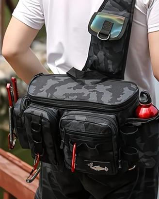 Zaino Marsupio pesca spinning. Nuovo!