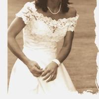 abito da sposa bianco tg. 42