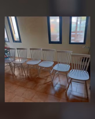 6 sedie in legno Maison di Monde stile scandinavo