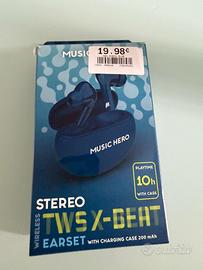 AURICOLARI WIRELESS TWS SENZA FILO