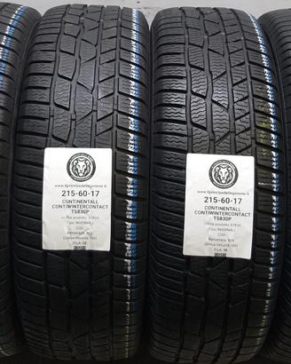 4 GOMME 215 60 17 CONTINENTAL A63824