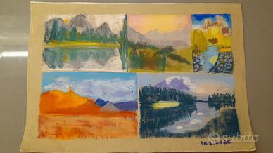 Dipinti di arte contemporanea.