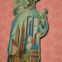 PUZZLE SILHOUETTE STATUA LIBERTA'