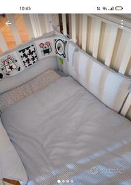 trapunta lettino per bambini con fodera 