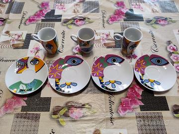 set 3 tazzine pop art