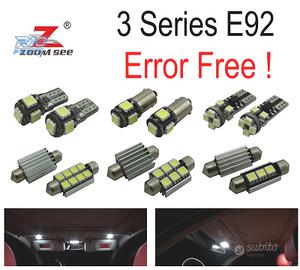 KIT 21 LAMPADE LED INTERNE BMW SERIE 3 E92 COUPE M