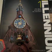 Libro scolastico di storia “millennium”