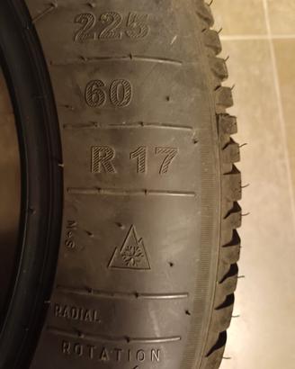 set 4 gomme termiche invernali 