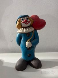 THUN PAGLIACCIO CLOWN BLÙ CON PALLONCINO ROSSO