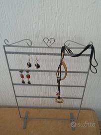 Nuovo porta orecchini anelli bracciali collane