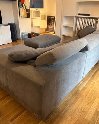 Divano Poltrone e Sofà con pouf contenitore