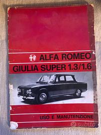 Libretto Uso e Manutenzione Alfa Giulia 1.3 e 1.6